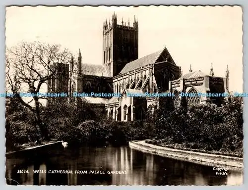 D320501 Wells Cathedral From Palace Gardens. Serie Frith. 1960