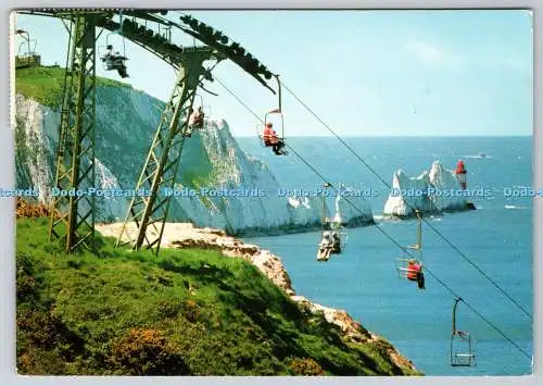 D316077 Der Needles and Alum Bay Sessellift. Lustpark. J.Arthur Dixon. PM P