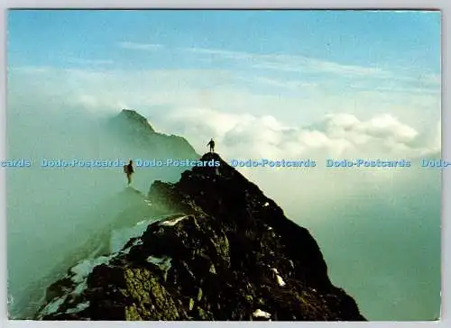 D318888 Cumbria. Helvellyn. Schrittkante. Van Greaves. DRG. J. Arthur Dixon. Gr