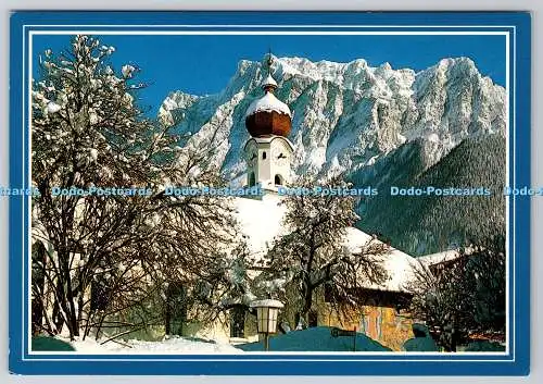 D318901 Tirol. Ehrwald mit Zugspitze. Österreich Sommerfrische Europas. Risch La