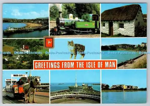 D318908 Grüße von der Isle of Man. FISA. Großbritannien. D. Welldon Agenturen