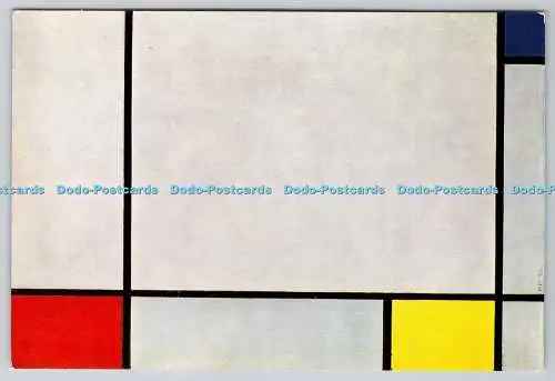 D316104 Piet Mondriaan. Komposition mit rot gelb und blau. Kollektion stedeli