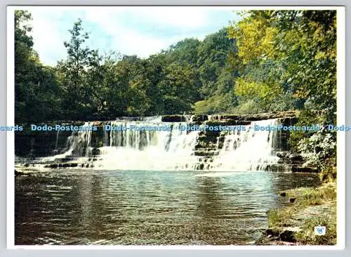 D318912 Yorkshire. Aysgarth. Middle Falls. Walter Scott Farbserie. Bradford.