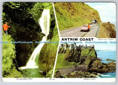 D318913 Antrim Coast. Valentines Valuxe. Dundee und London. Bedruckt in Great Bri