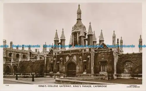 R036777 Kings College Gateway. Kings Parade. Cambridge. Stearn. RP