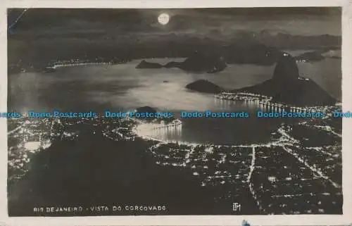 R036780 Rio de Janeiro. Vista do Corcovado. Wessel