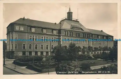 R037039 Clausthal Zellerfeld. Bergakademie. H. Uppenborn. RP