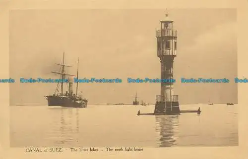 R036793 Kanal von Suez. Die bitteren Seen. The North Light House