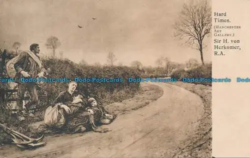 R037047 Hard Times. Sir H. von Herkomer. R. A. Eyre und Spottiswoode