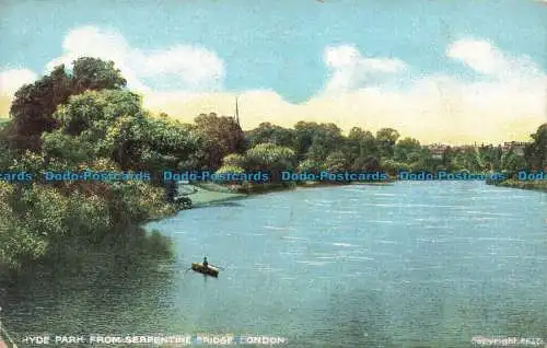 R667235 London. Hyde Park von Serpentine Bridge. F. F. und Co. G. D. und D. L