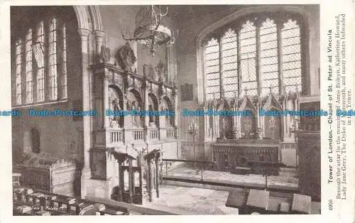 R666436 Tower of London. Kapelle St. Peter und Vincula. Sturm und Polden