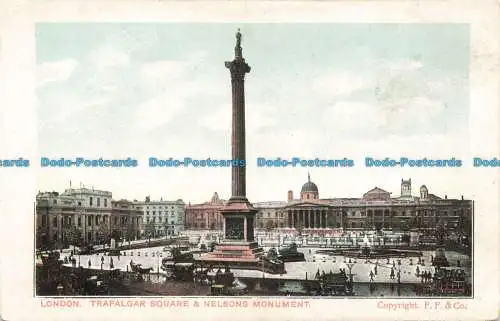 R667247 London. Trafalgar Square und Nelson Monument. F. F. und Co. G. D. und D