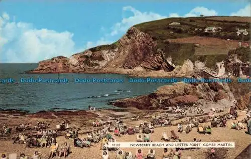 R667265 Combe Martin. Newberry Beach und Lester Point. Harvey Barton. 1964
