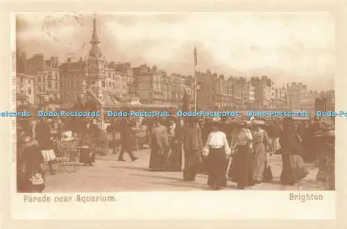 D231257 Brighton Parade nahe Aquarium Sussex Fine Arts Good Old Days