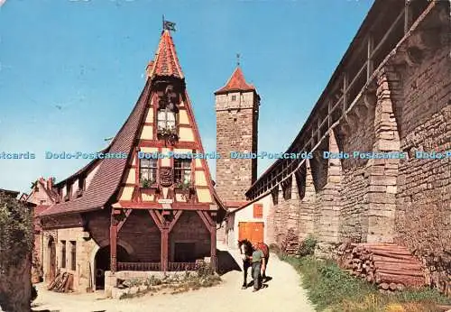 D231259 Rothenburg o d Tauber Alte Schmiede an der Schutt Krüger