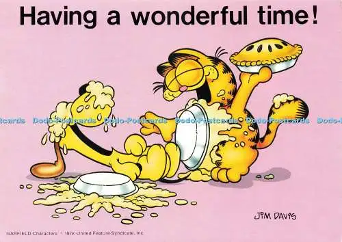 D228381 Having a Wonderful Time Garfield Figuren Jim Davis