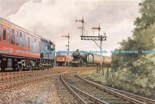 D228403 LNER K 4 The Great Marquess Approaching Bridgnorth Station Mike Turner M