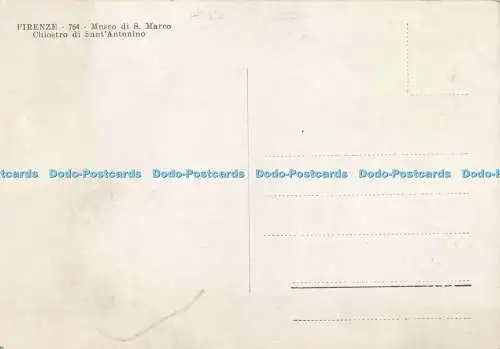 D231858 Firenze Museo di S Marco Chiostro di Sant Antonio