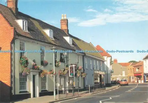 D231917 Norfolk Holt The Feathers Hotel and High Street Peacock Press of Holt Br