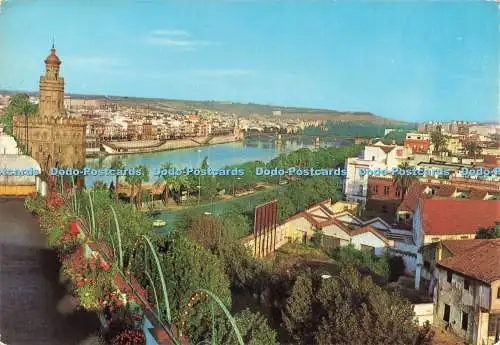 D235577 Sevilla Torre del Oro y Rio Guadalquivir Ro No 265