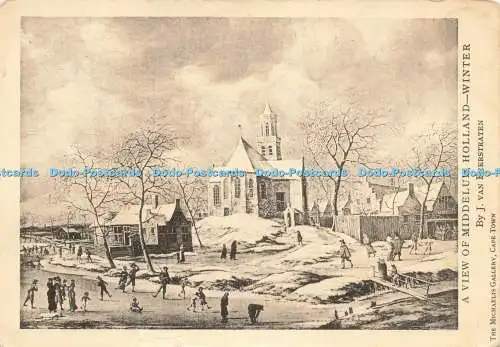 D228703 Holland A View of Middelum Winter Michaelis Gallery Oxford University Pr