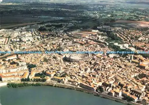 D235658 Arles Vue Aerienne P E C 1984