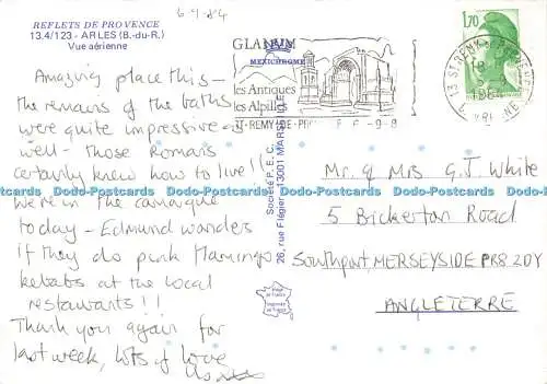 D235658 Arles Vue Aerienne P E C 1984