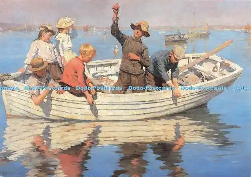 D232353 Chadding on Mount Bay 1902 Worcester City Art Gallery and Museum Beric T