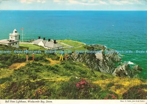 D229056 Devon Woolacombe Bay Bull Point Leuchtturm John Hinde Ltd D Noble
