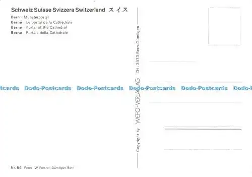 D238294 Schweiz Bern Portal Dom Wefo W Forster Mehransicht