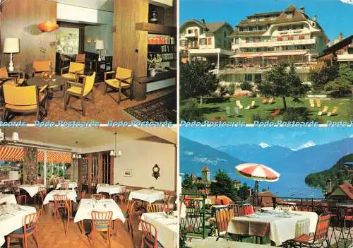 D229158 Schweiz Thunersee Hotel des Alpes Spiez G Maurer AG