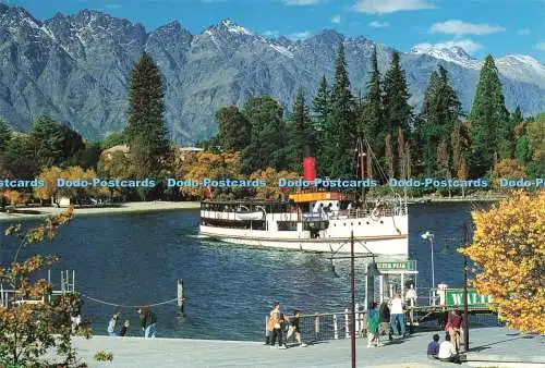 D232490 Neuseeland T S Earnslaw in Queenstown Bay Colourview Publications Ltd