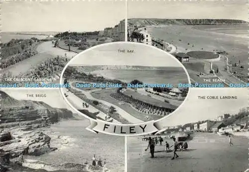 D232507 Filey The Coble Landing The Beach E T W Dennis and Sons Ltd Phototone Mu