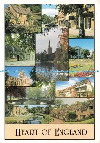 D238439 Heart Of England John Hinde 1995 Multi View