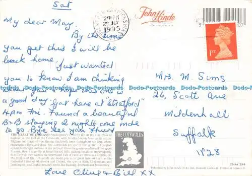D238439 Heart Of England John Hinde 1995 Multi View