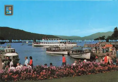 D232549 Lake Windermere Bowness Bay Fisa I G Escudo de Oro Sanderson and Dixon L