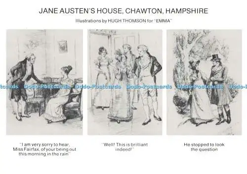 D236163 Hampshire Jane Austen House Chawton Hugh Thomson für Emma