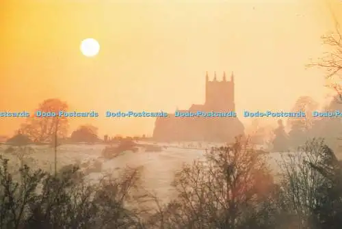 D229263 Hanbury Church Winter Sunset Graham and Sons Ltd Max Harper