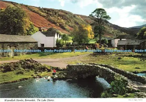 D229279 The Lake District Borrowdale Watendlath Hamlet John Hinde Ltd E Nagele