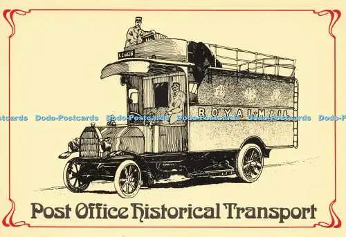 D236190 Postamt Historischer Transport Paket Post Reisebus Südosten P