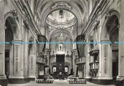 D233935 Piazza Armerina Interno Duomo Venturino Mari Alterocca Terni RP 1962