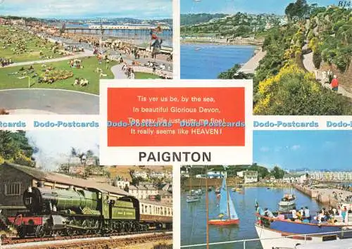 D229290 Paignton Europa Karten Multi View 1987