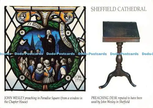 D232623 Sheffield Cathedral Preaching Desk Woodmansterne Publications Ltd John W