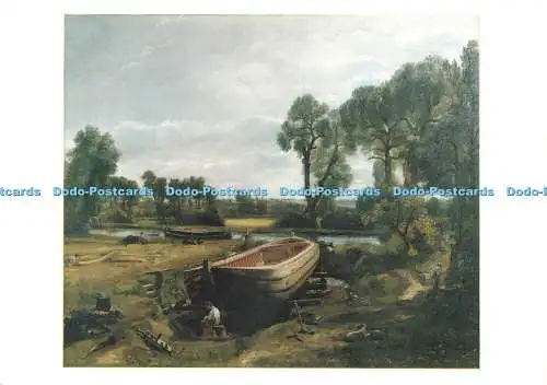 D236198 Bootsbau in der Nähe von Flatford Mill John Constable F W Pawsey Victoria und