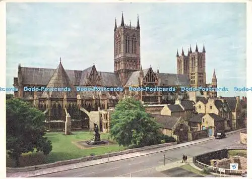 D229303 Lincoln Cathedral aus Eastgate Hotel Walter Scott Farbserie