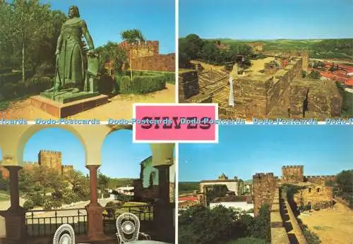 D232641 Silves Algarve Portugal Ansichten der Burg Comer Multi View