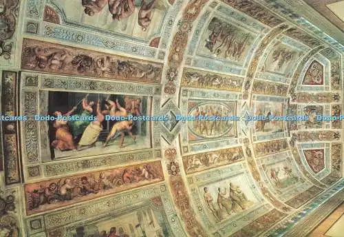 D229317 Ferrara Innenseite der Schlossdecke des Spielsaals von Sebastiano und