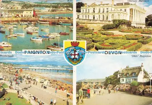 D238536 Paignton Devon Promenade Neill Metcalfe Europa Karten Multi View