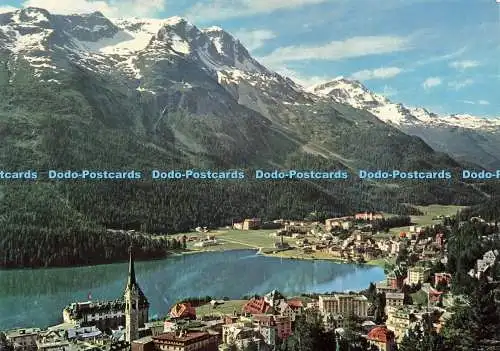 D233969 St Moritz mit Piz Rosatsch und Piz Corvatsch Photo Max Engadin Press AG