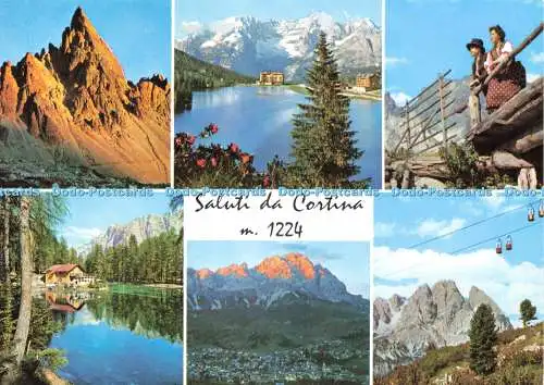 D233970 Saluti da Cortina Brunner und C Foto Zaroini Multi View